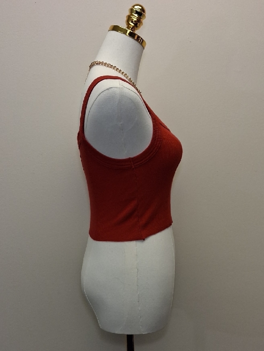 Budweiser Ribbed Crop Tank Top Size Small - Picture 4 of 10